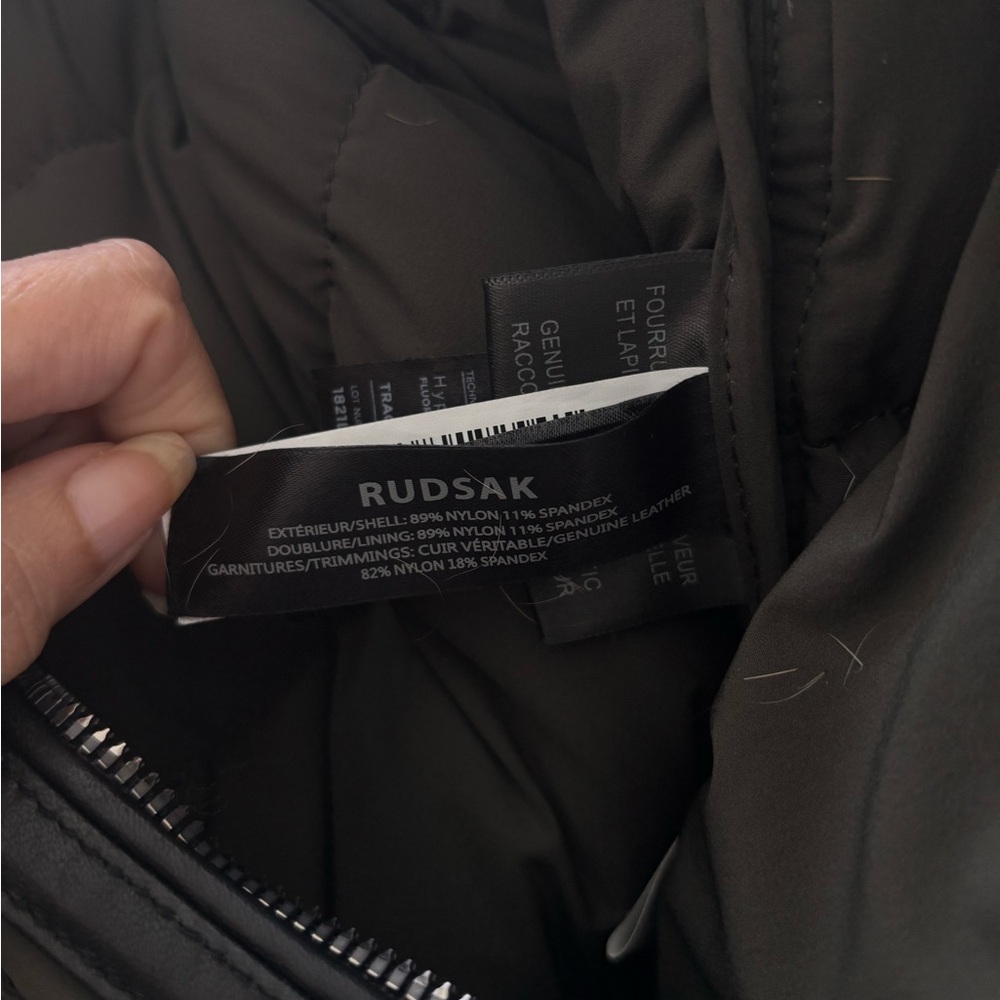 RUDSAK Dark Green Puffer Coat with Fur Trim - Picture 10 of 11